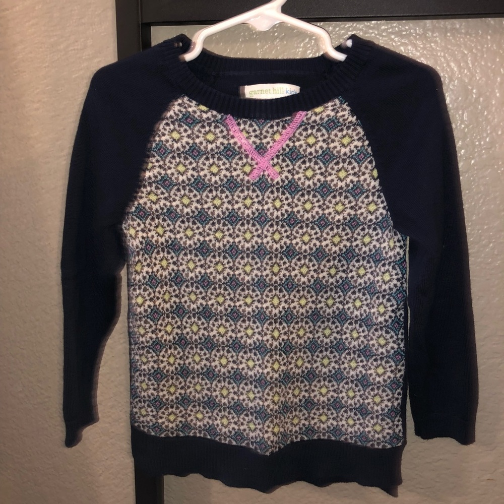 Girls Garnet Hill sweater. Size S.